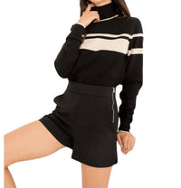 Thml - Chelsea Striped Mock Neck Sweater