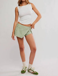 Free People - Georgie Gingham Micro Skort