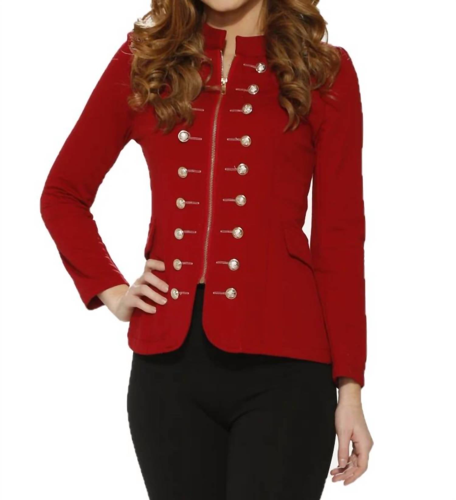 Hearts & Roses - Casual Zipper Jacket