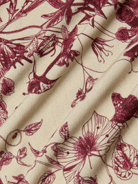 L'Agence Ressi Fitted Tee in truffle butterfly toile - women's t-shirt - view 5