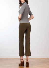 Avenue Montaigne - Leo Fine Corduroy Crop Flare Pants