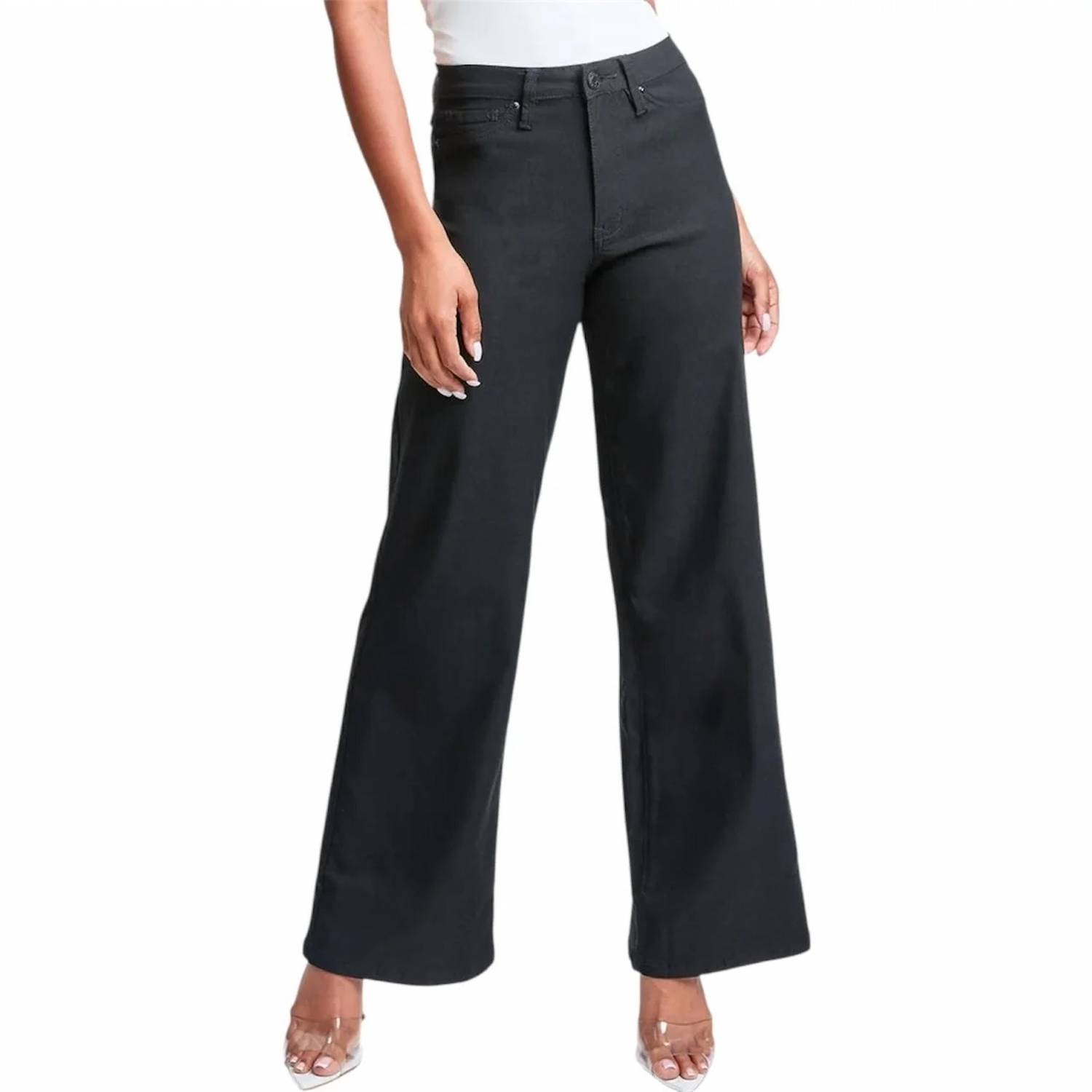 Ymi - Wide Leg Denim Jeans