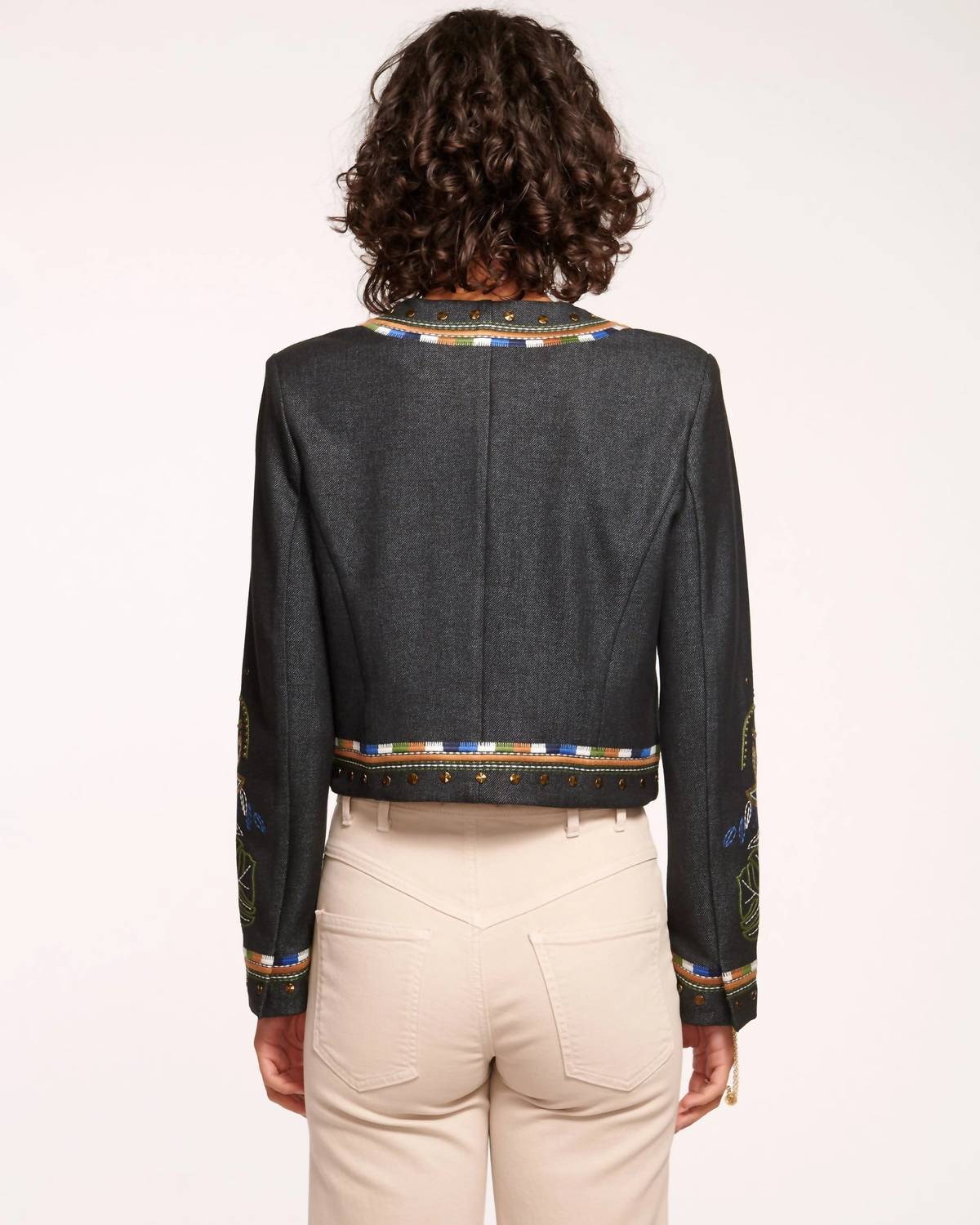 Ramy Brook - Mav Embroidered Denim Jacket