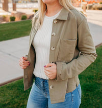 Hem & Thread - Crop Shacket