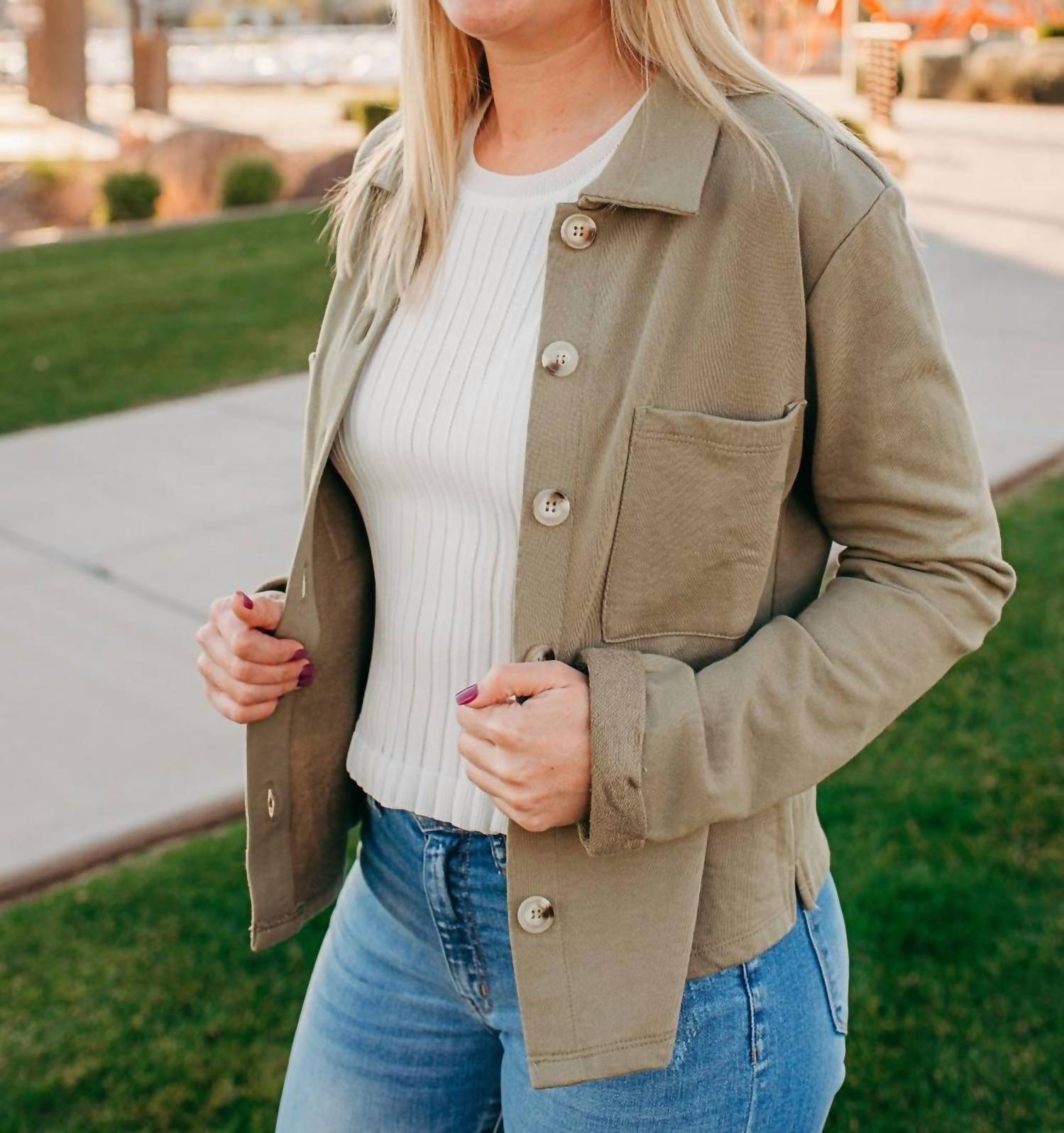 Hem & Thread - Crop Shacket