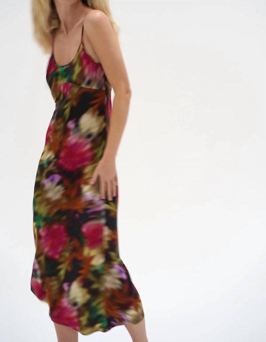 Lna - Josie Slip Blurred Floral Dress