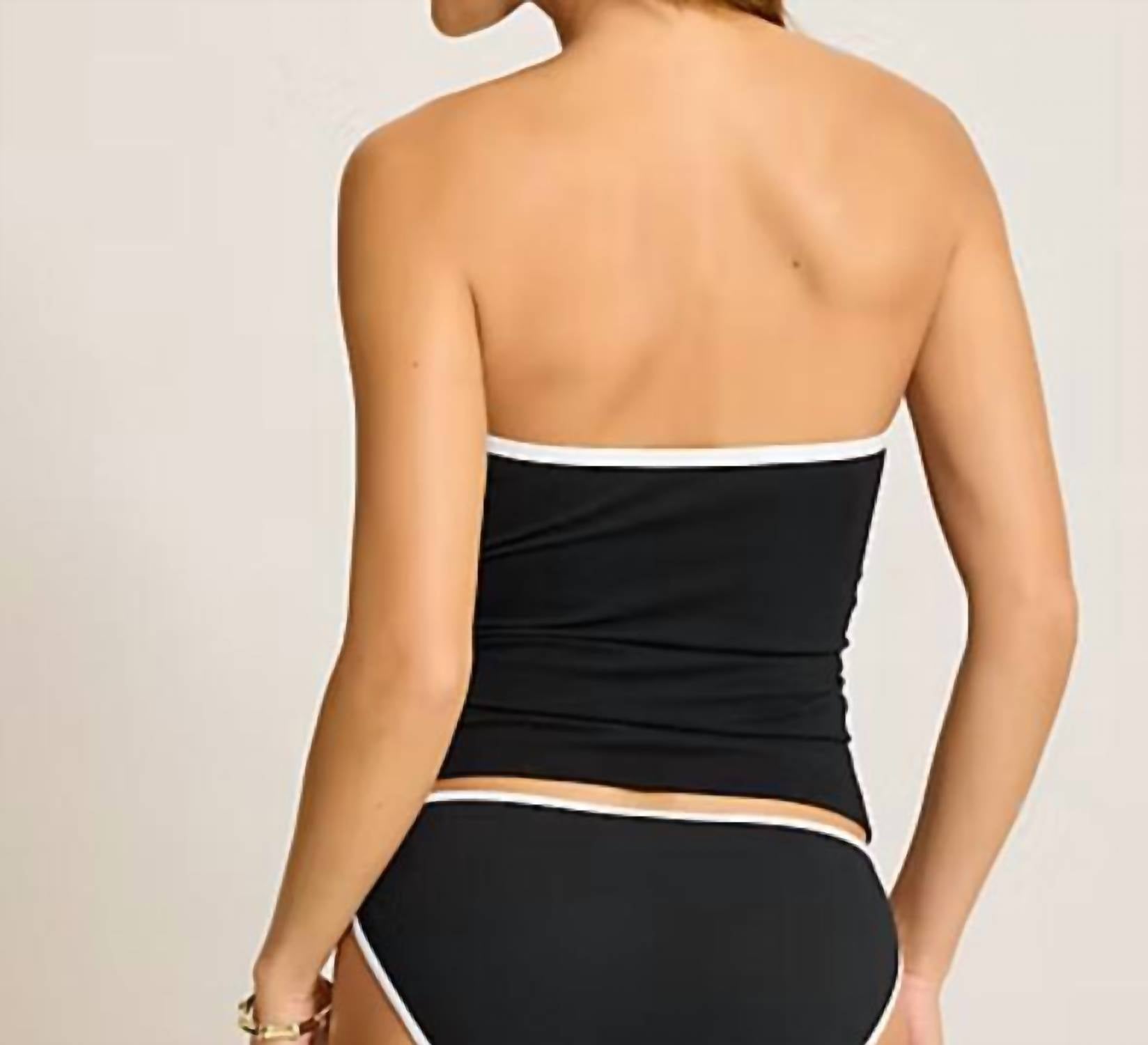Tommy Bahama - Island Cays Cabana Tie-Front Bandeau Tankini Set