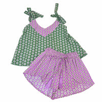 Khush - Little Girls Frankie Top And Elastic Waist Shorts Set