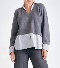 Elan - Long Sleeve Sweater Shirt