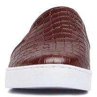 VIONIC Women's Splendid Demetra Slip On Sneakers in wine croc - women's flats - view 4