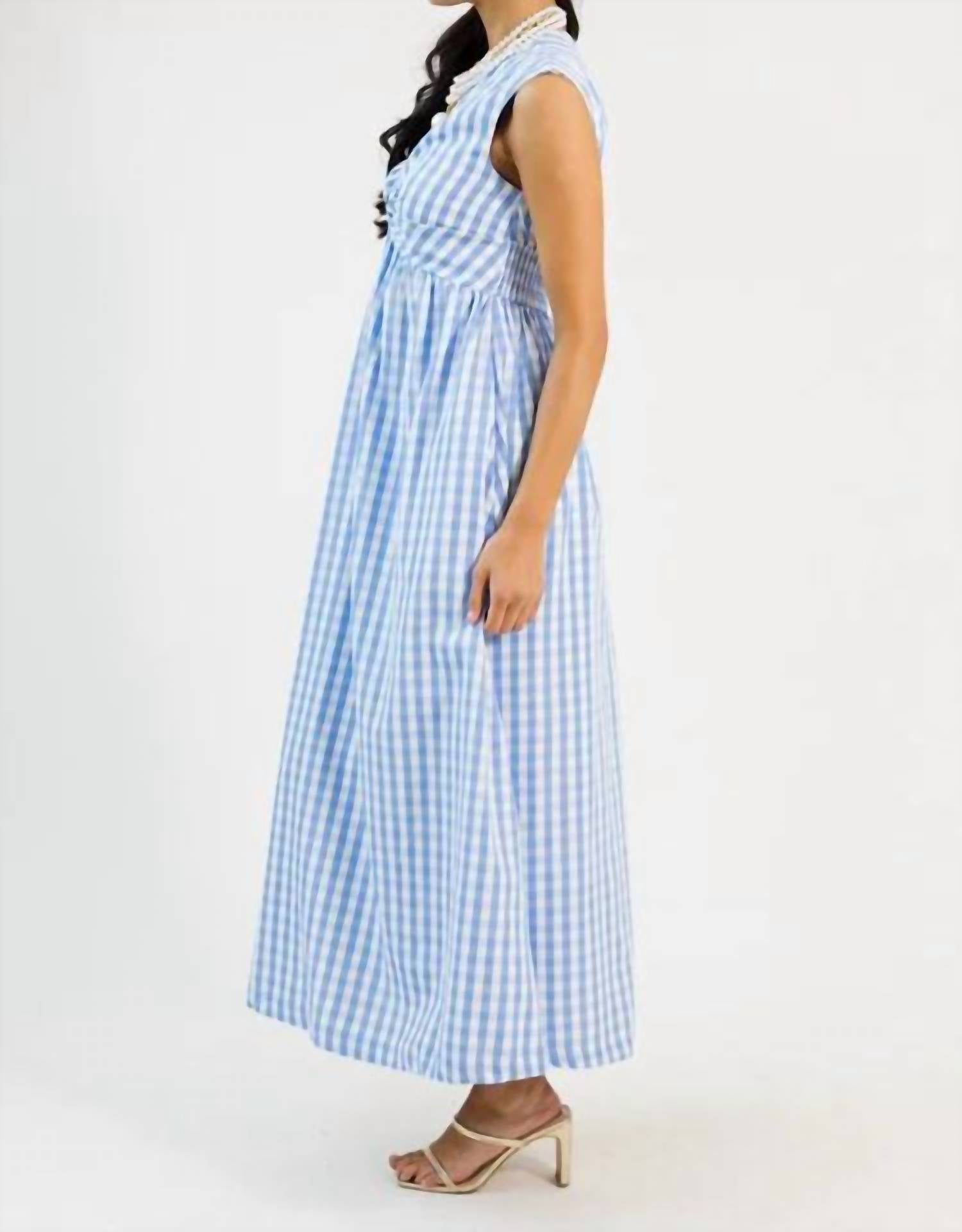 Tcec - Sunday Morning Gingham Maxi Dress