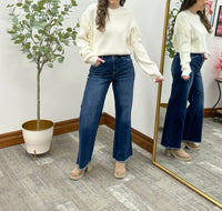 Mica Denim - Super High Wide Leg Jeans