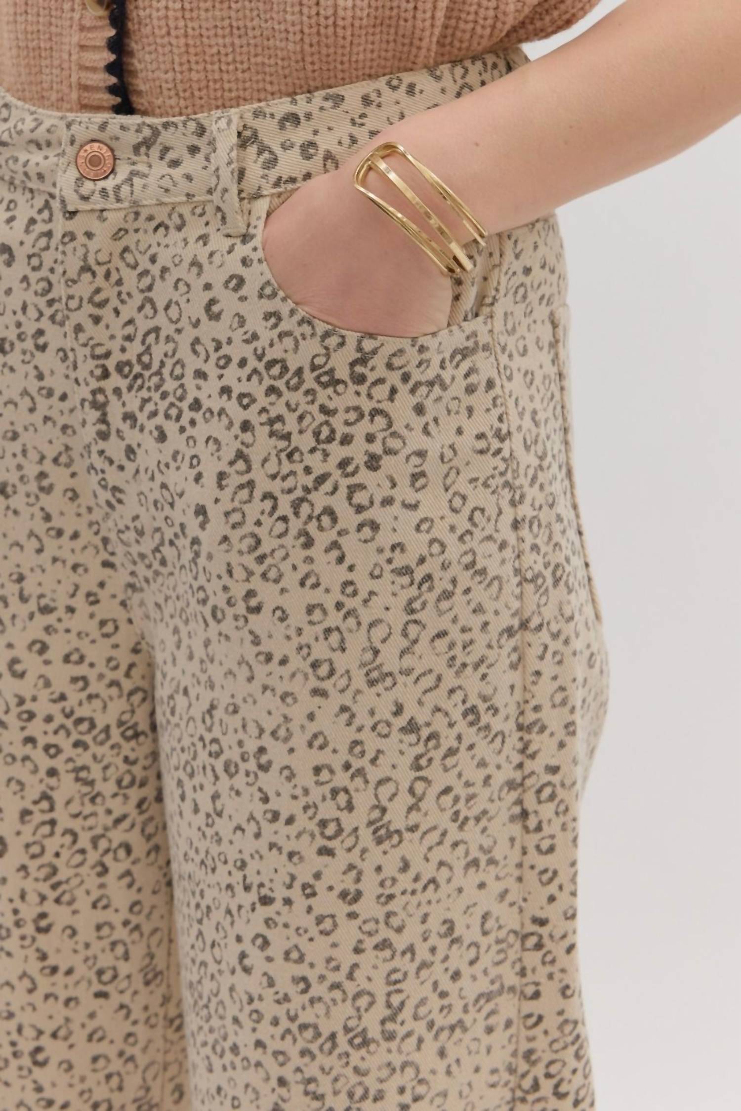 Entro - Cuffed Ankle Length Pants