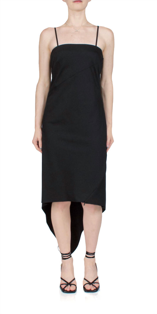 Helmut Lang - Wool Scarf Hem Dress