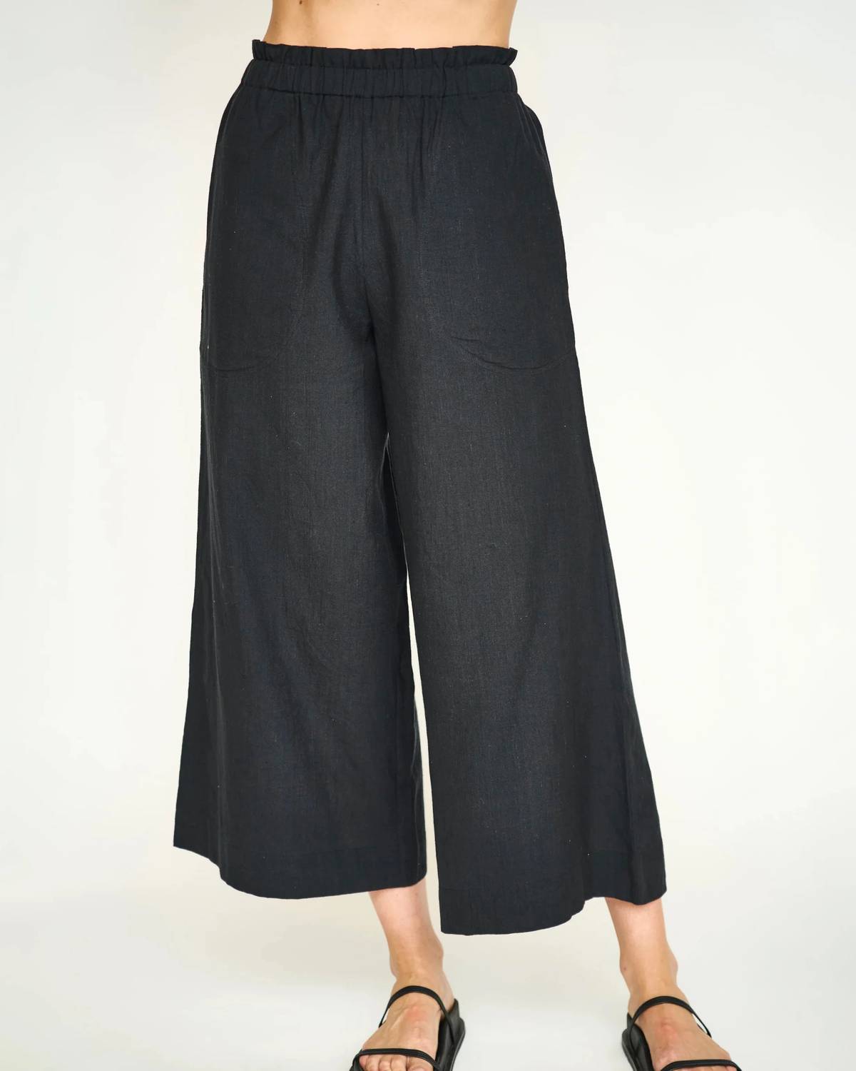 Mirth - Wide Leg Ankle Length Pants