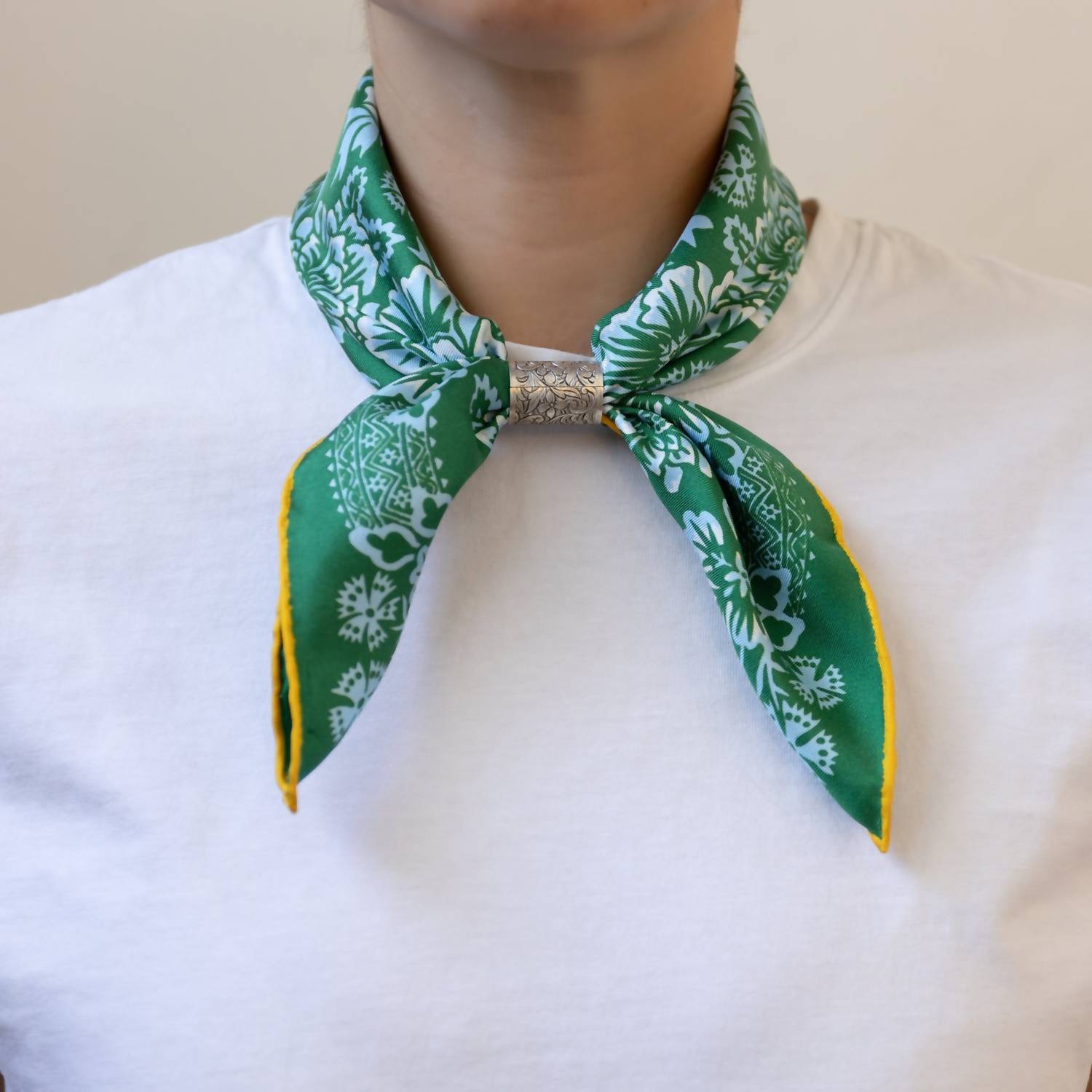 Last Chance Textiles - Women's Twill Patterned Large Scarf