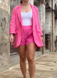 Sofia Ellison Blazer in pink - women's jacket