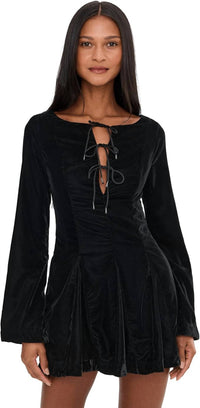 Free People - Linney Velvet Mini Dress