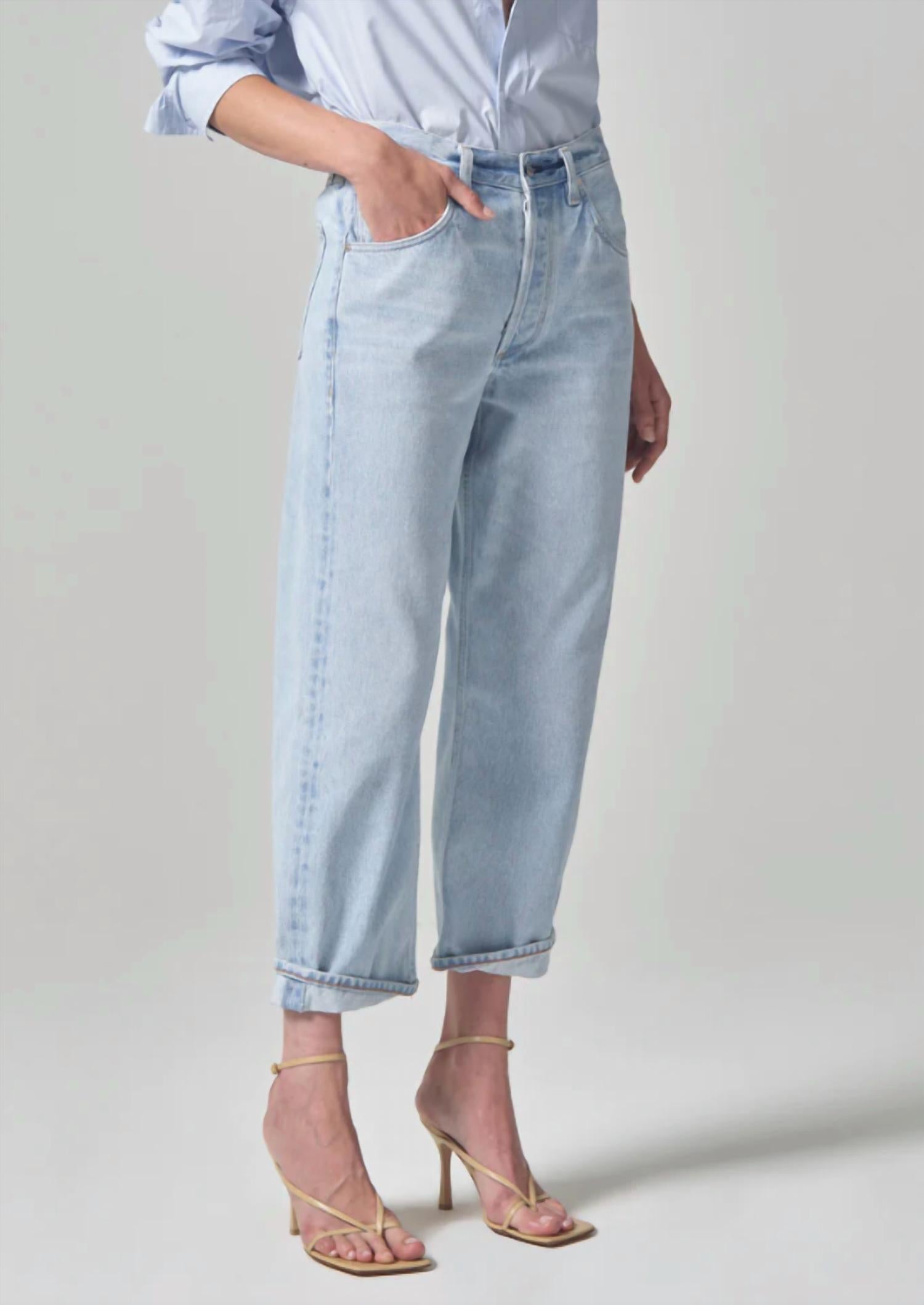 Citizens Of Humanity - Dahlia Bow Leg Baby Roll Jeans
