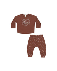 Rylee + Cru - Long Sleeve Tee & Pant Set