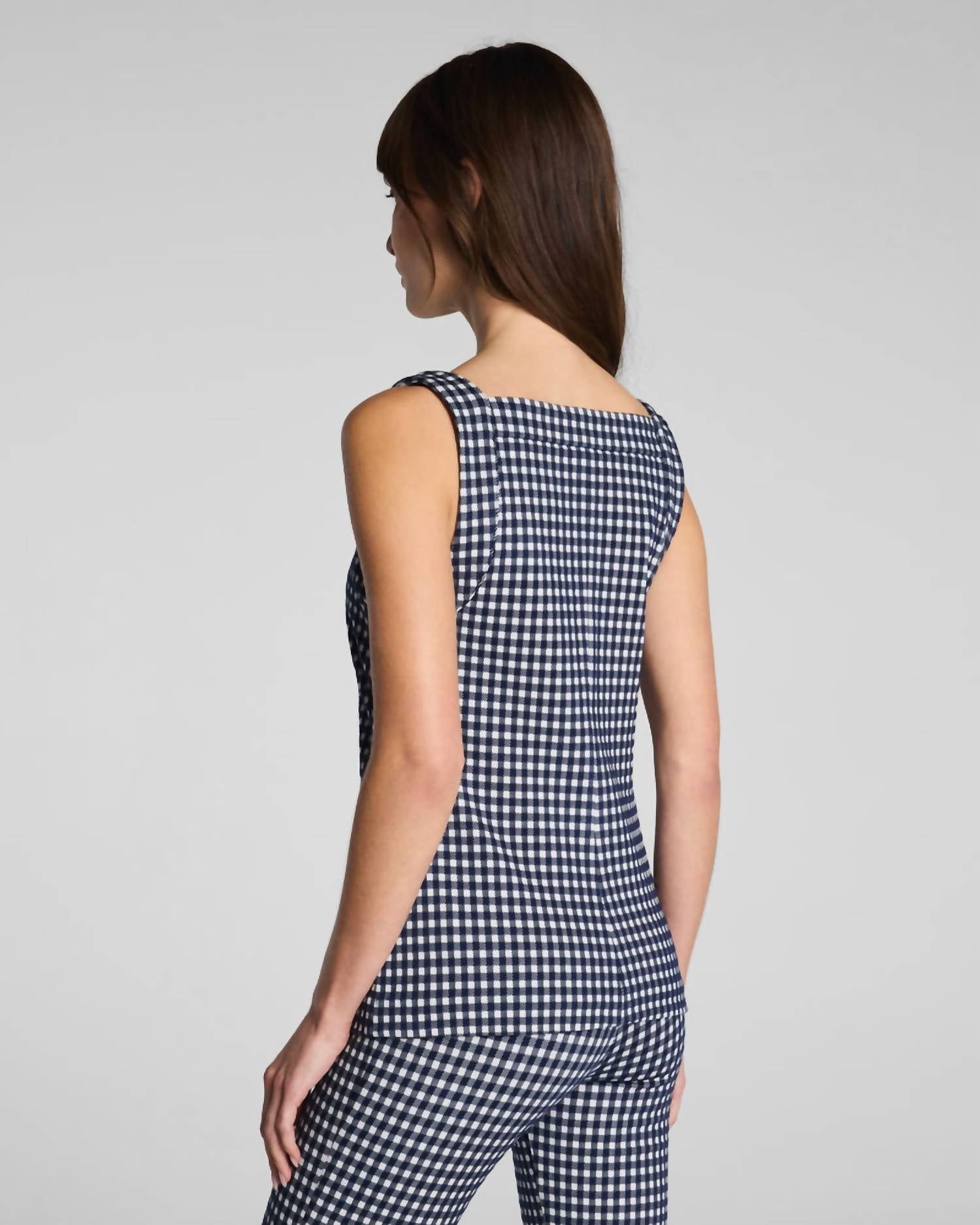Spanx - Ponte Jacquard Square Neck Tank