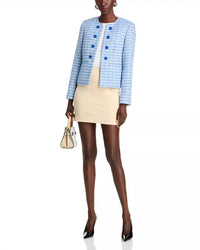 Tahari - Tweed Open Front Blazer