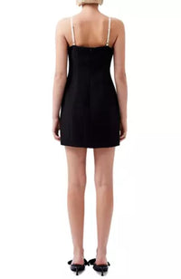 French Connection - Azra Twill Corset Strap Mini Dress