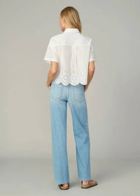 Joe'S Jeans - Women's The Eyelet Short Sleeve Shirt