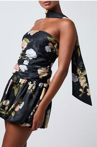 Lulus - Floral Bubble Mini Dress