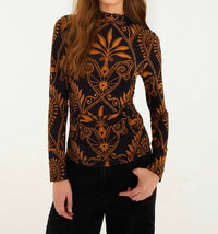Farm Rio - Cornely Ainika Jersey Ruched Blouse