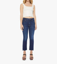 Mother - Lil Insider Crop Step Jean