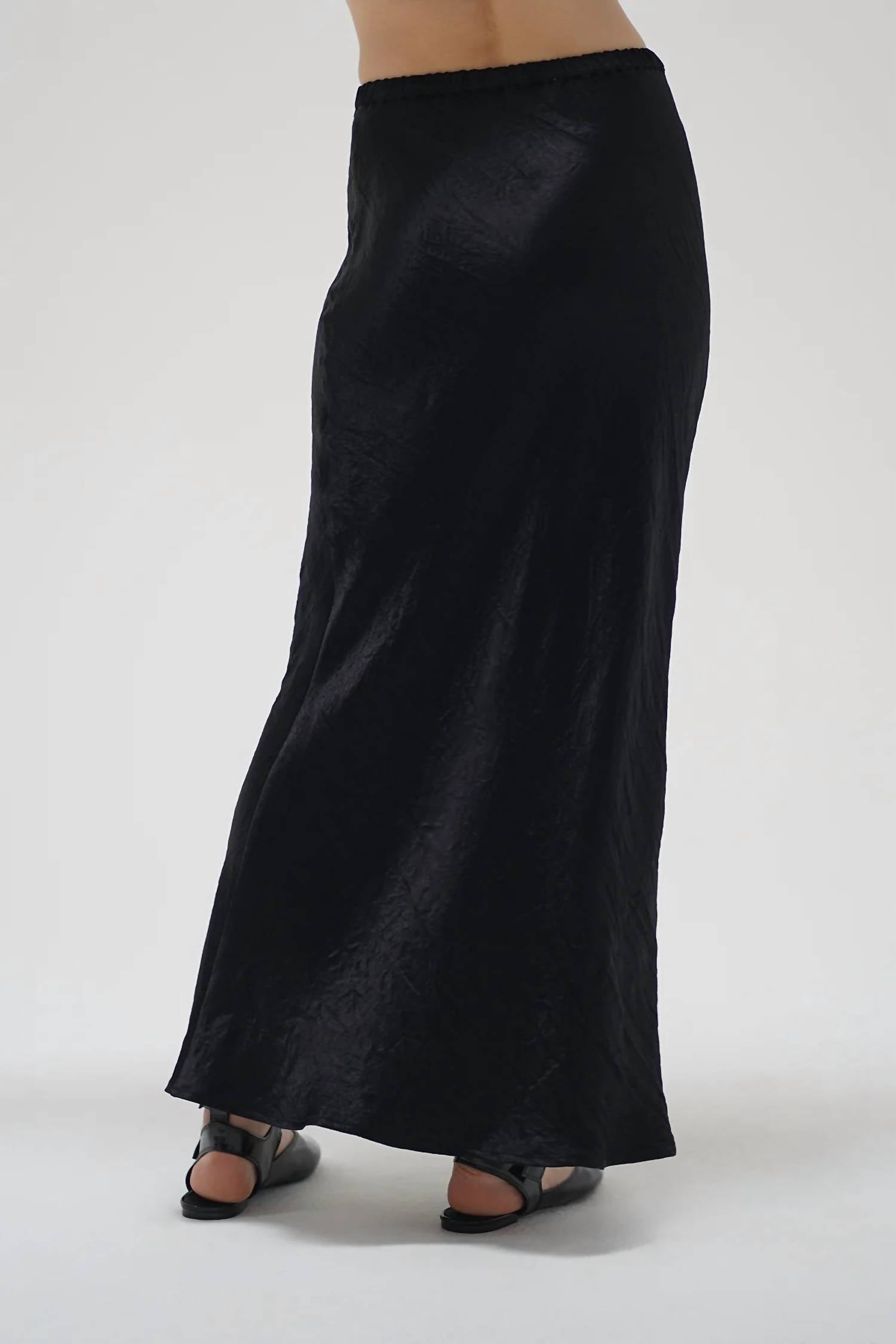 Lna - Eva Shine Maxi Skirt
