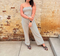Blu Pepper - Stripe Wide Leg Knit Lounge Set