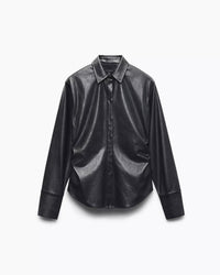 Rag & Bone - Leah Faux Leather Shirt