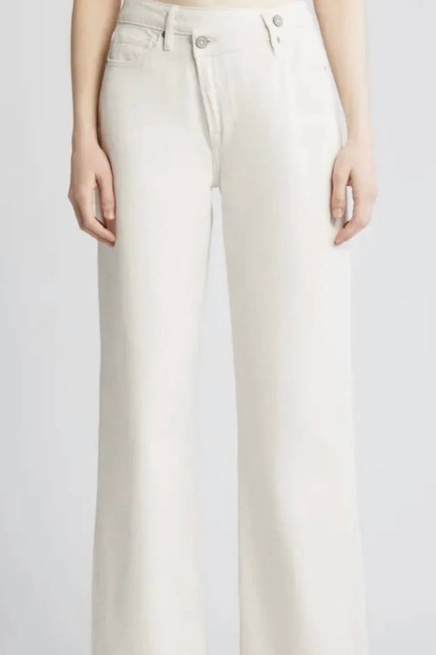 Hidden - Sea Salt Crossover Straight Leg Jeans