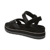 VIONIC Women's Reyna Sandals in black - women's sandal - detail view