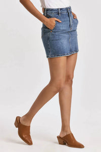 Dear John Denim - Quincy Classic Dark Denim Skirt
