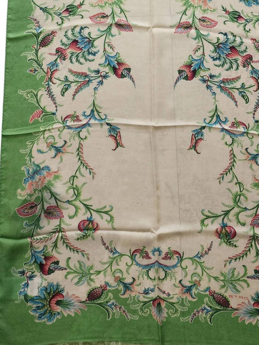 Etro - Women's Paisley & Floral Print Silk Blend Sheer Scarf