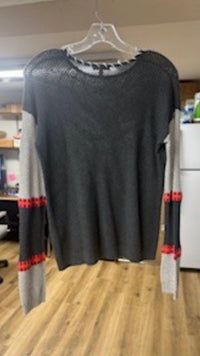 Lisa Todd - Women's Cross Stitch Waffle Sweater