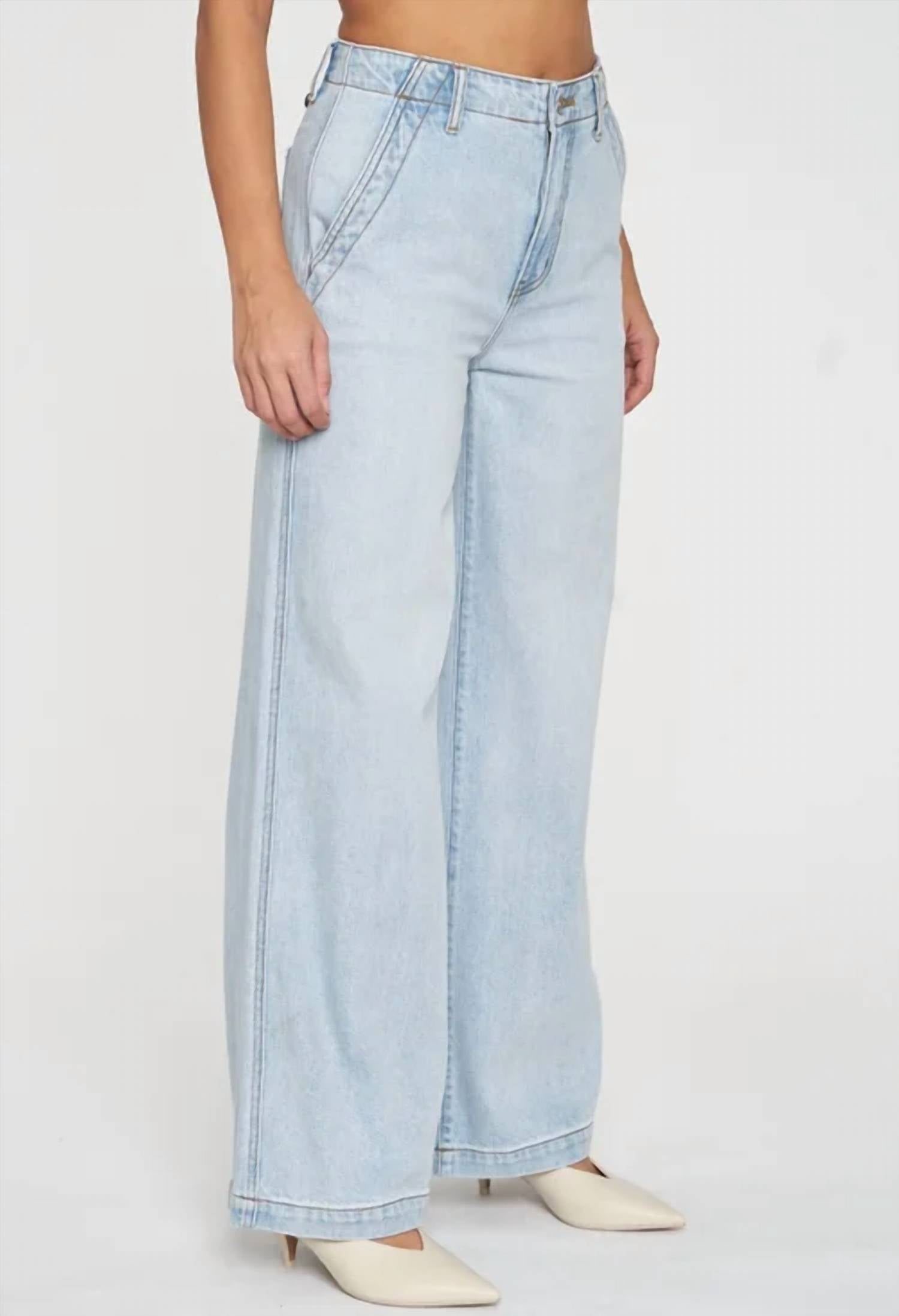 Daze - The Kickback High Rise Palazzo Jeans