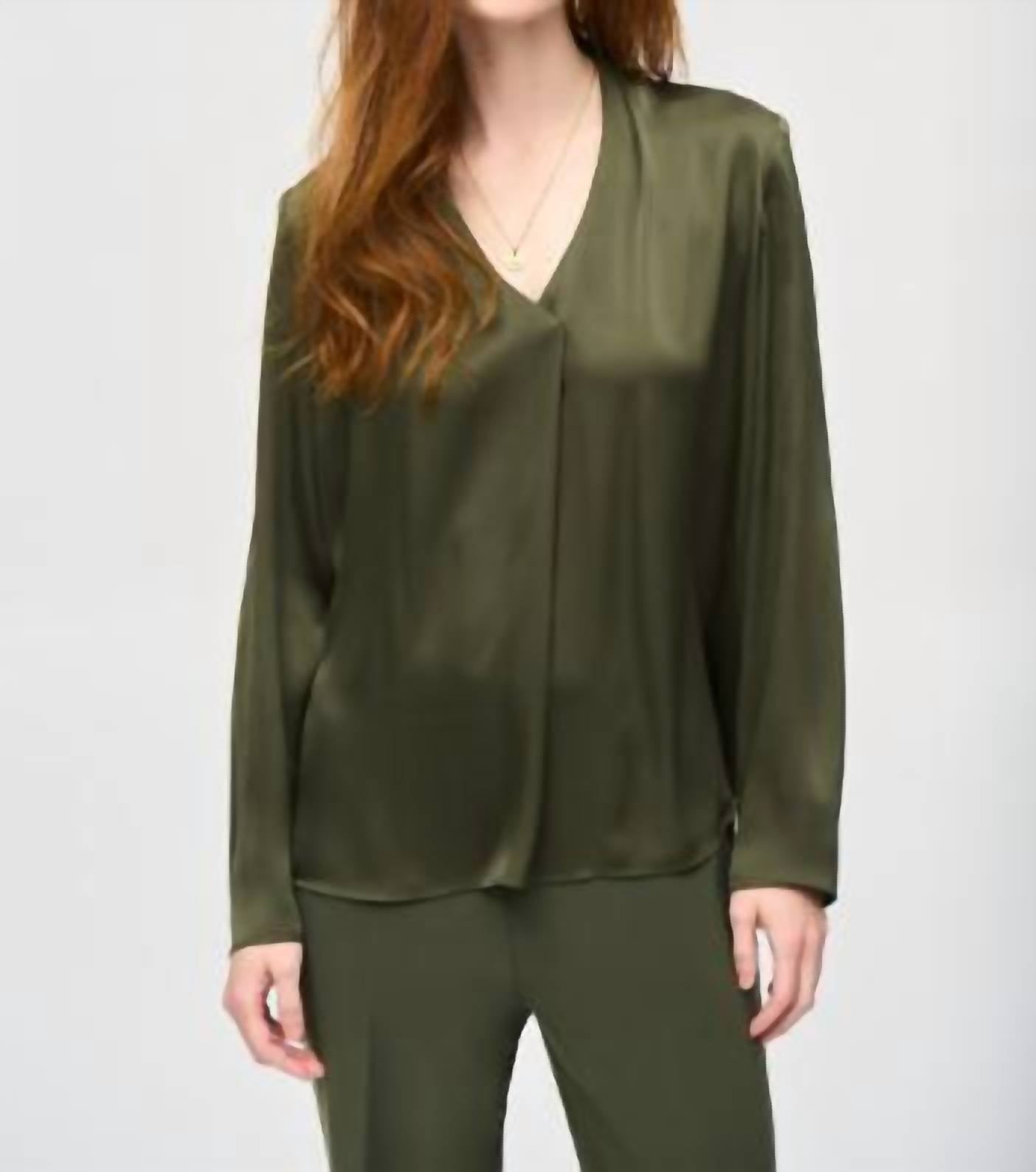 Joseph Ribkoff - Satin Straight Top