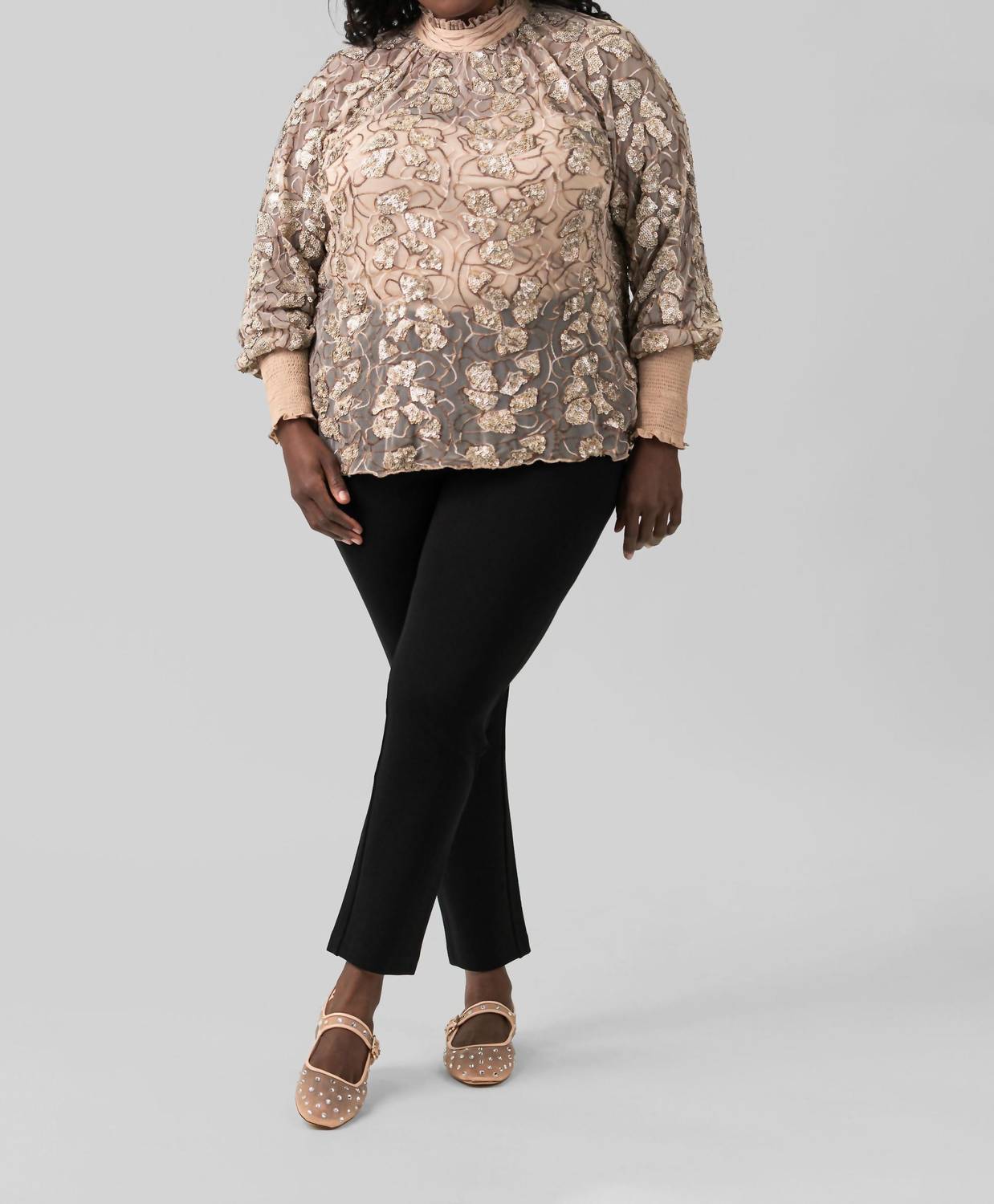 -Bl^Nk- - Finja Top With Camisole - Plus Size