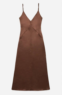 Deluc - Women's Deep V Neck Clay Dress