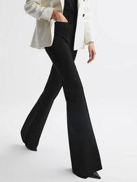 Reiss - Dylan Flare Flared High Rise Trousers Pants