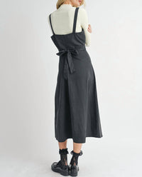 Sadie & Sage - Olive Groves Front Pleat Midi Dress