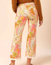 Spartina 449 - Mercer House Paisley maren Kick Flare Fring Pant