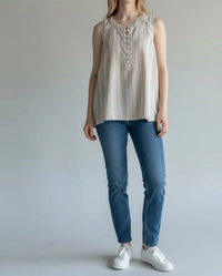 Dylan - Sleeveless A-line Top