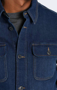Jachs New York - Stretch Flannel Lined Denim Jacket
