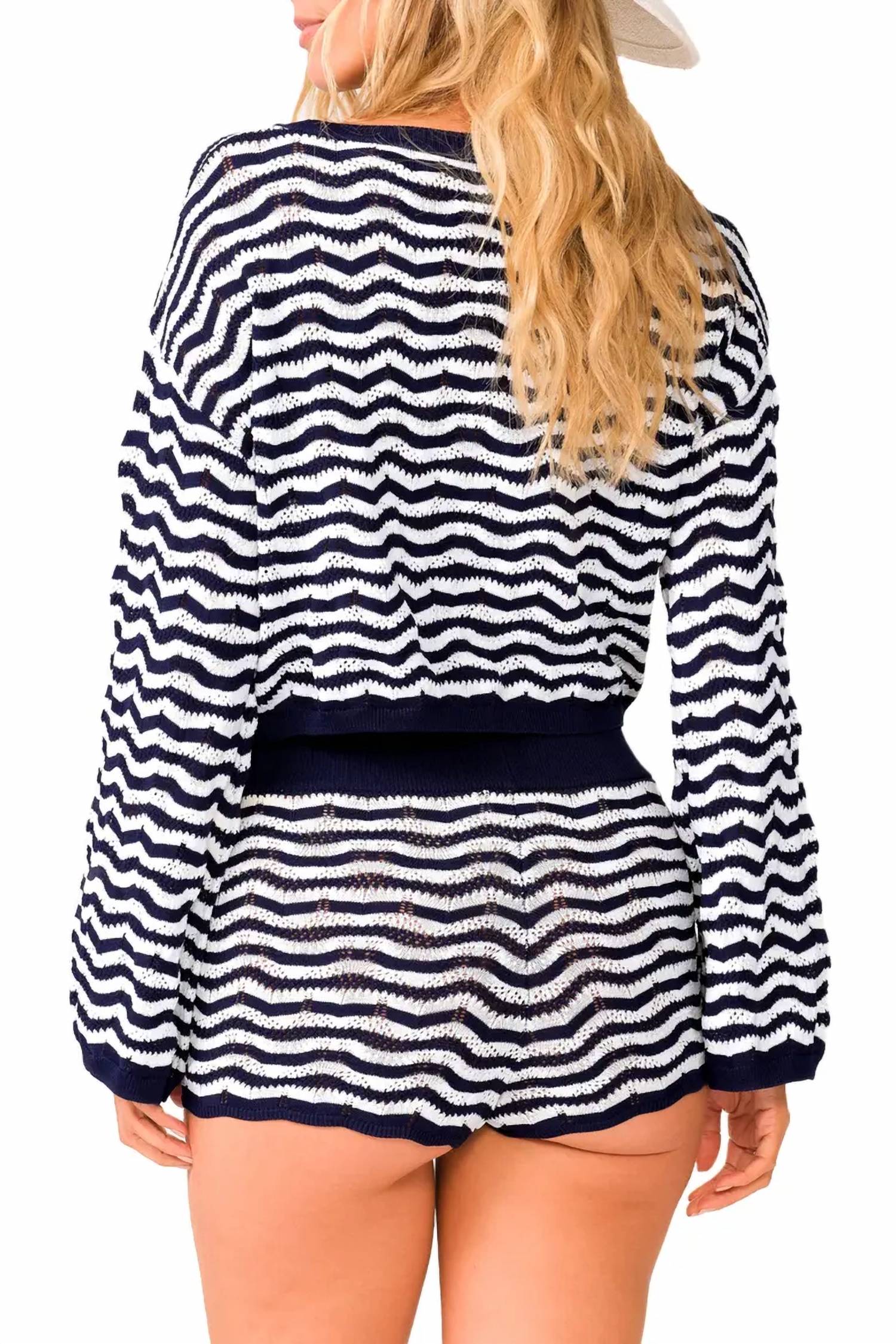 Pily Q - Palmer Crop Cover-up Sweater