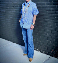 Ravel - Vernal Button-Up Top